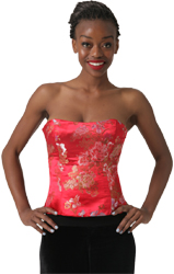 Chinese Satin Bustier